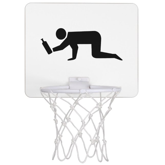 Drunken People Mini Basketball Hoop (Front)