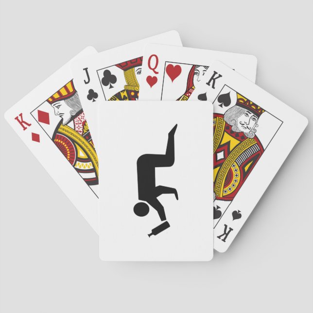 Drunken People Poker Cards (Back)