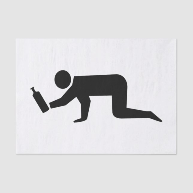 Drunken People Tissue Paper (Front)