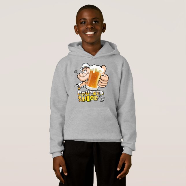 Drunken Sailor | Kids Hoodie (Front Full)