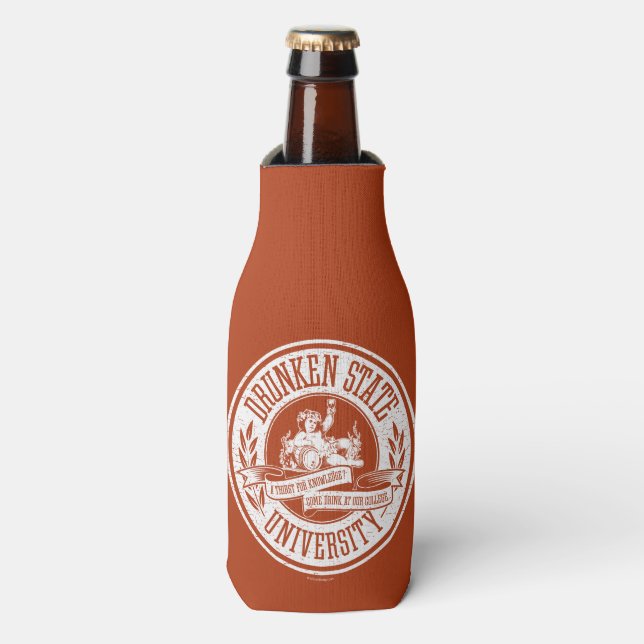 Drunken State University Bottle Cooler (Bottle Front)