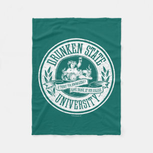 Drunken State University Fleece Blanket