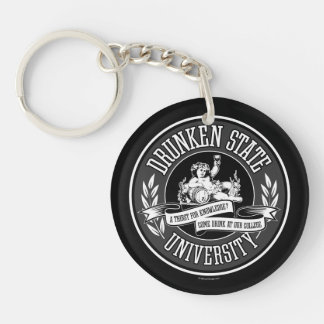 Drunken State University Keychain