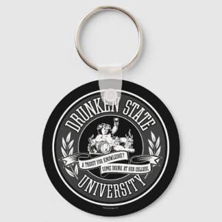 Drunken State University Keychain