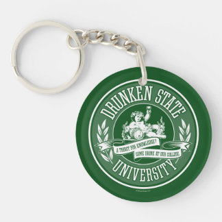 Drunken State University Keychain