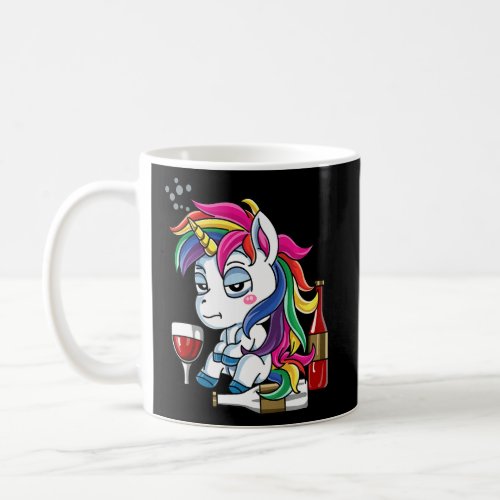 Drunken Unicorn Birthday Drinking Womens  Coffee Mug