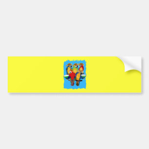Drunkin Parrots Bumper Sticker