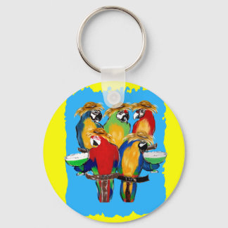 Drunkin Parrots Keychain