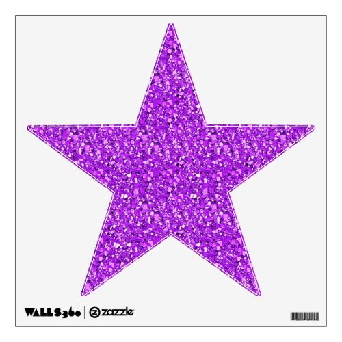 Druzy crystal _ amethyst purple wall decal