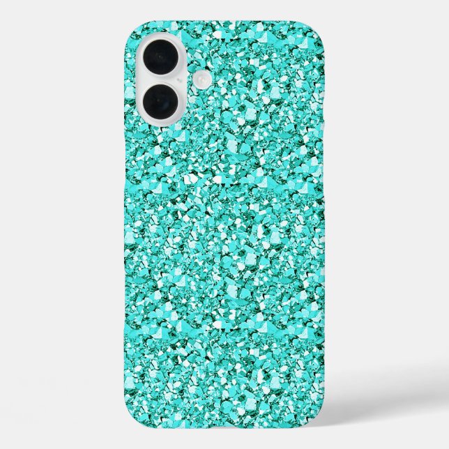 Druzy crystal - aquamarine blue Case-Mate iPhone case (Back)