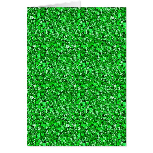 Druzy crystal - emerald green cards (Front)