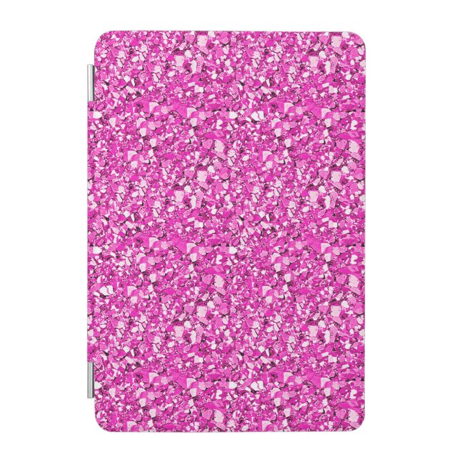 Druzy crystal - fuchsia pink iPad mini cover (Front)