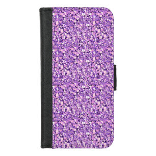 Druzy crystal - light orchid iPhone 8/7 wallet case