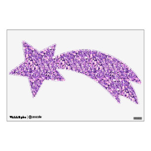 Druzy crystal - light orchid wall decal