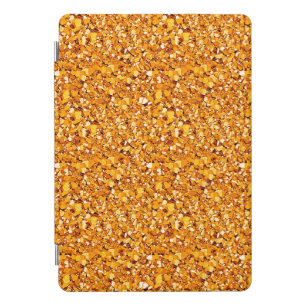 Druzy Crystal Pattern, Tangerine Orange iPad Pro Cover