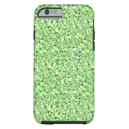 Druzy crystal _ peridot green tough iPhone 6 case