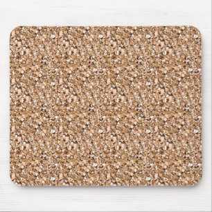 Druzy crystal - pink gold color mouse pad