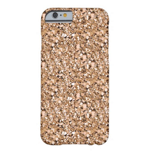 Druzy crystal _ rose gold color barely there iPhone 6 case