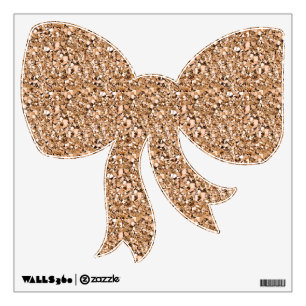 Druzy crystal - rose gold color wall sticker