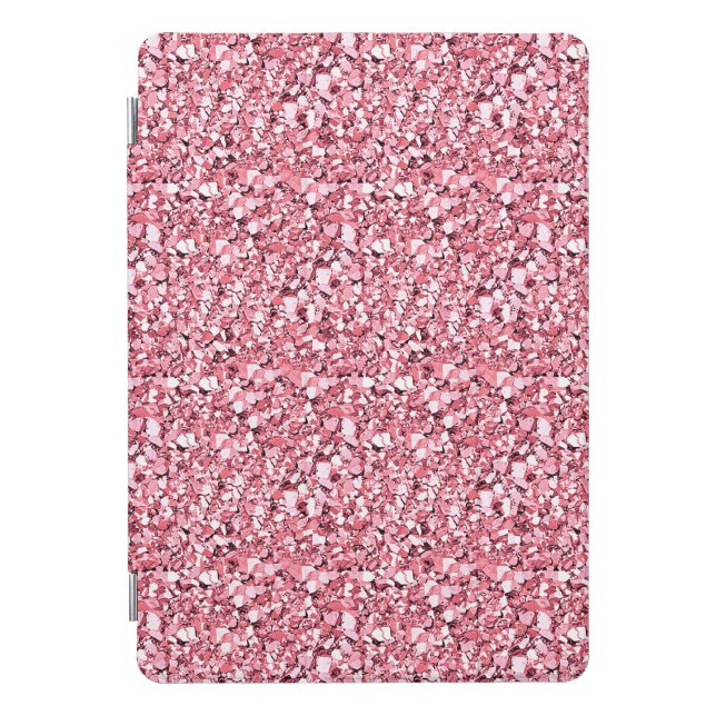 Druzy crystal - rose quartz pink iPad mini case (Front)