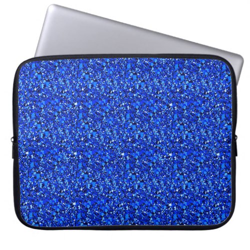 Druzy crystal _ Sapphire blue Laptop Sleeve