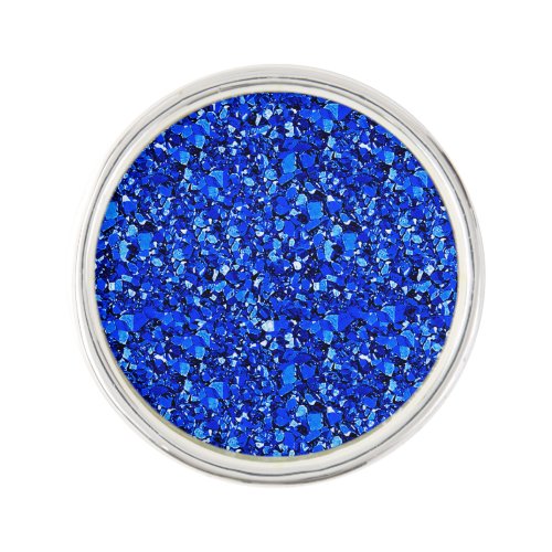Druzy crystal _ Sapphire blue Pin