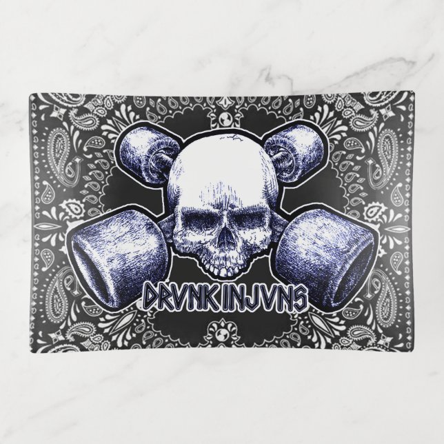DRVNK INJVNS Rolling or Trinket Tray (Front)