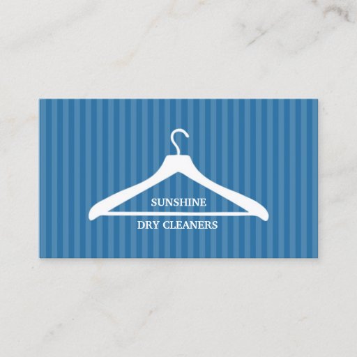 Customizable Dry Cleaner/Laundry Business Card