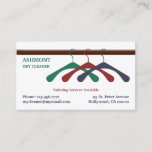 Dry Cleaner Laundry Business Card at Zazzle