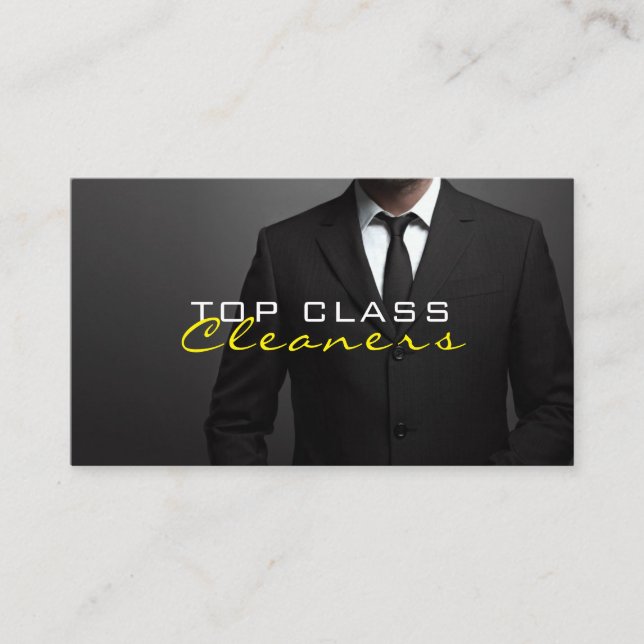 Dry Cleaning Business Card (Front)