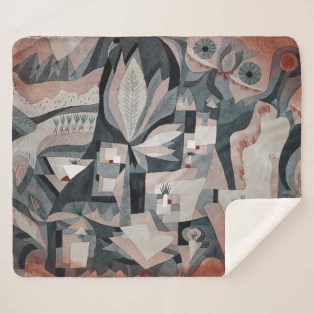 Dry Cooler Garden | Paul Klee | Sherpa Blanket (Front (Horizontal))