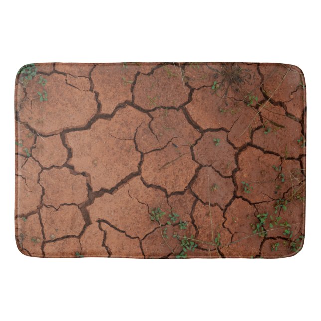 dry, cracked ground bath mat (Front)