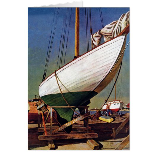 Dry Dock by John Atherton Cards (Front)