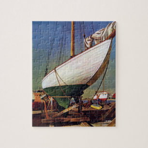 Dry Dock by John Atherton Jigsaw Puzzle