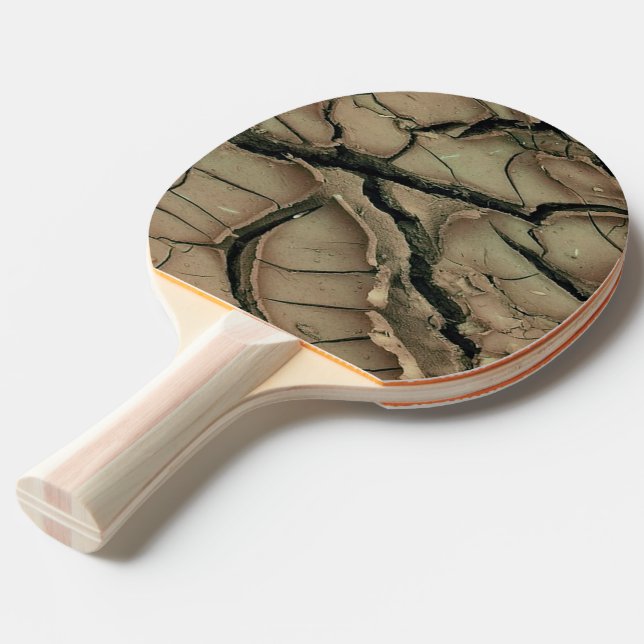 DRY EARTH + your idea Ping Pong Paddle (Front Angle)
