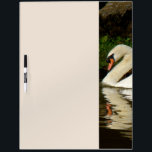 Dry Erase Board<br><div class="desc">Gorgeous Swan Bird digital painting from photography is on this Dry Erase Board.</div>