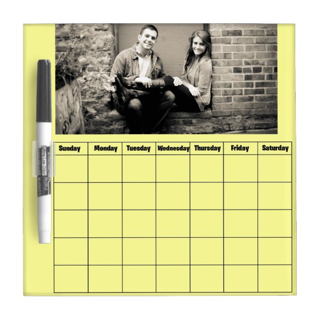 Dry Erase Board Calendar (Front)