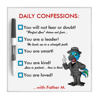 Dry Erase Board | Daily Confessions For Kids