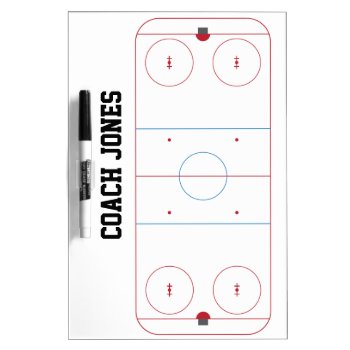 Dry Erase Board For Hockey Coach by aaronsgraphics at Zazzle