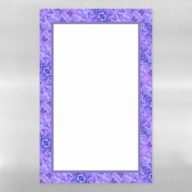 Dry Erase Board Lavender Peony Pattern (Vertical)