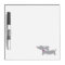 Dry Erase Board Template with grey dachshund