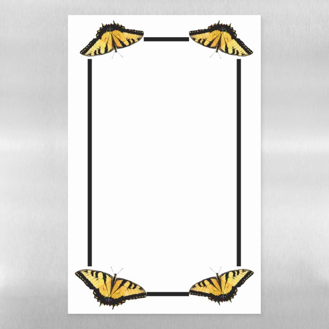 Dry Erase Board Tiger Swallowtails (Vertical)