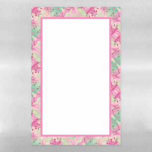 Dry Erase Board - Watercolor Lilies