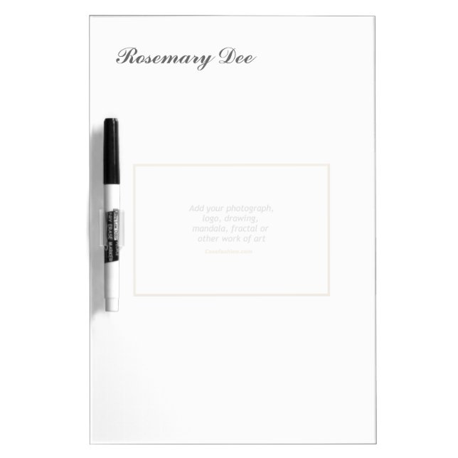 Dry Erase Board Whiteboard with Your Design (Front)