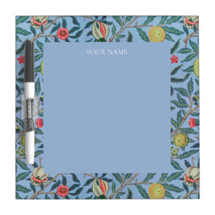 DRY ERASE BOARD : WILLIAM MORRIS : "POMEGRANATES"