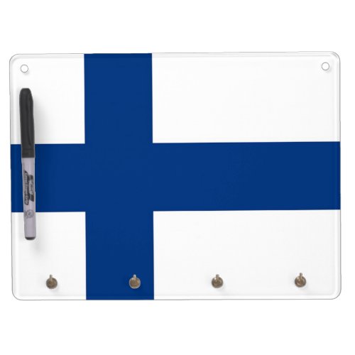 Dry Erase Board with Flag of Finland