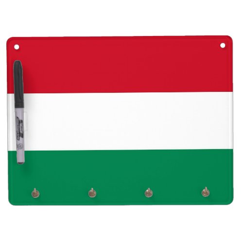 Dry Erase Board with Flag of Hungary