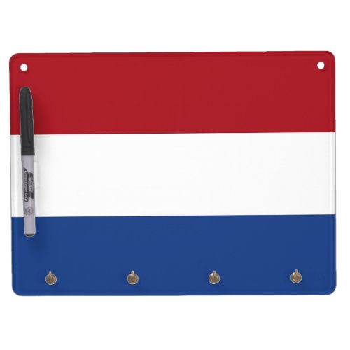 Dry Erase Board with Flag of Netherlands