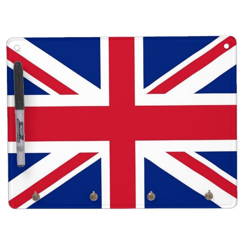 Dry Erase Board with Flag of United Kingdom