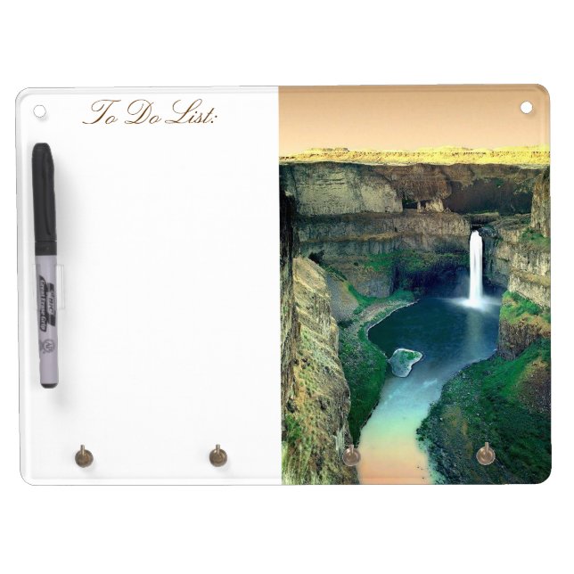 Dry Erase Board with Key Hooks! (Front)